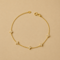 Gold-Plated Celeste Bracelet