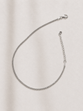 Silver Layered Anklet