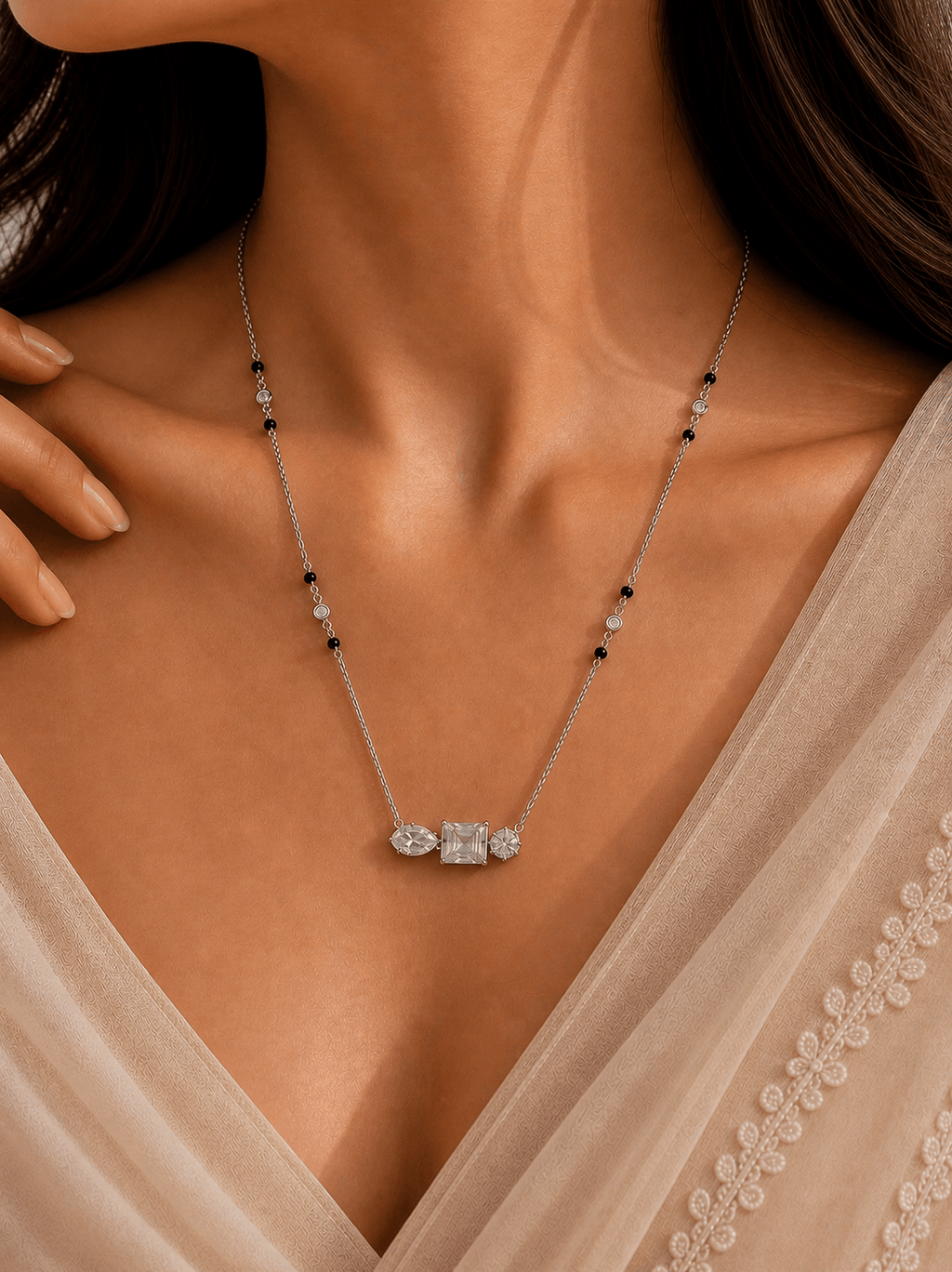 Trio Stone Mangalsutra