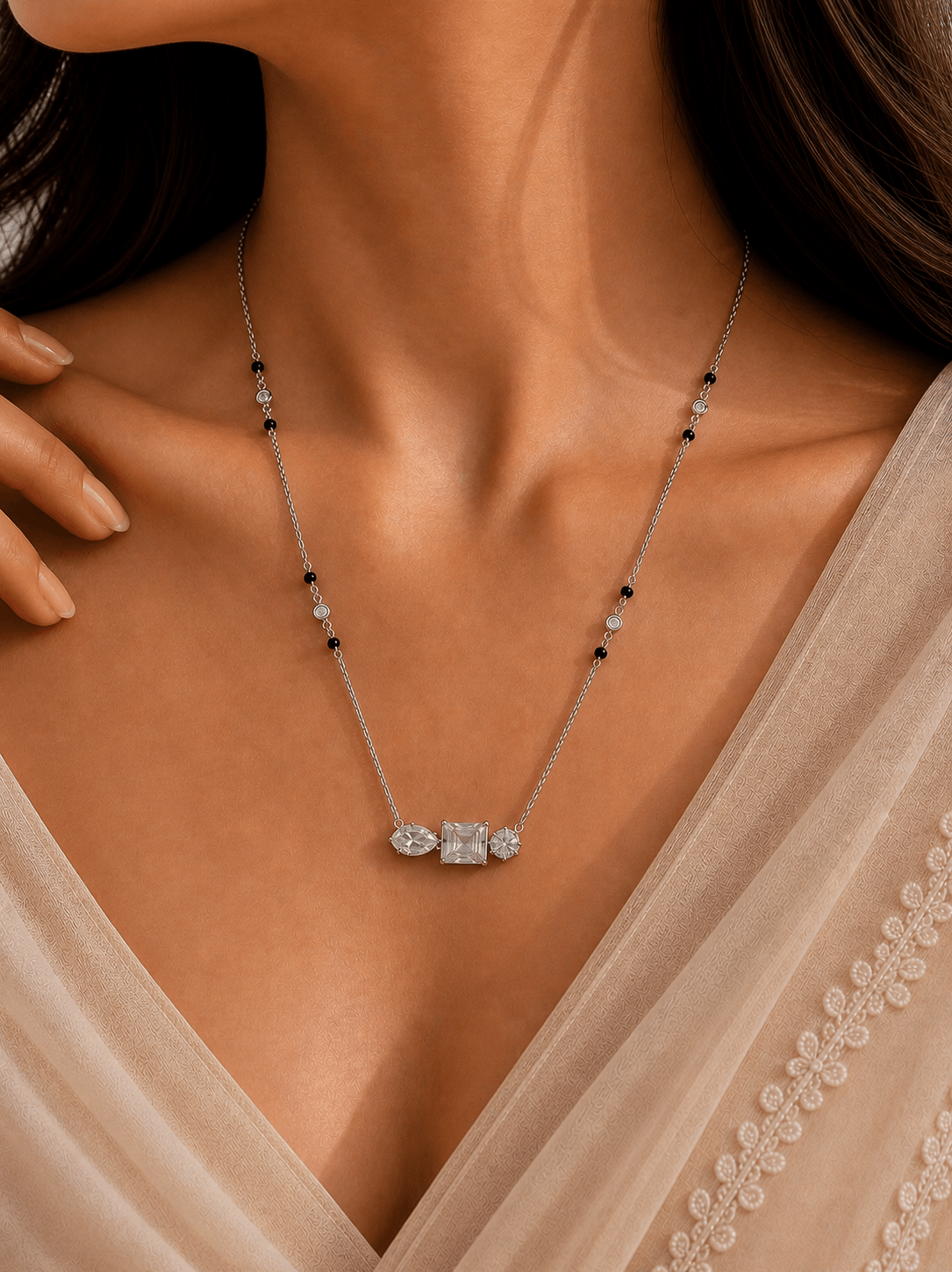 Trio Stone Mangalsutra