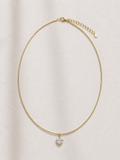 Golden Heart Collar Necklace