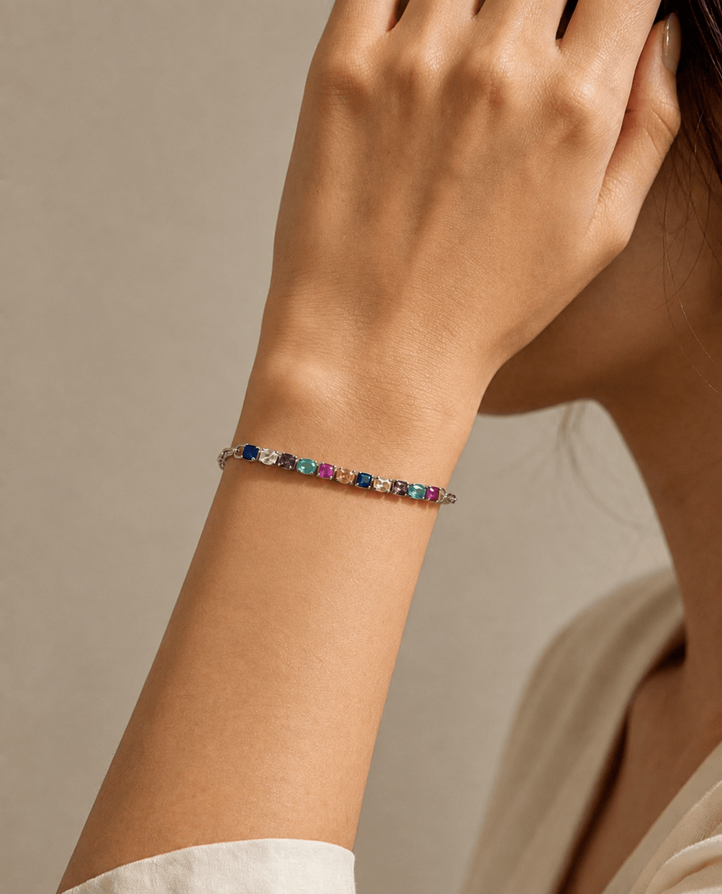 Rainbow Crystal Bracelet
