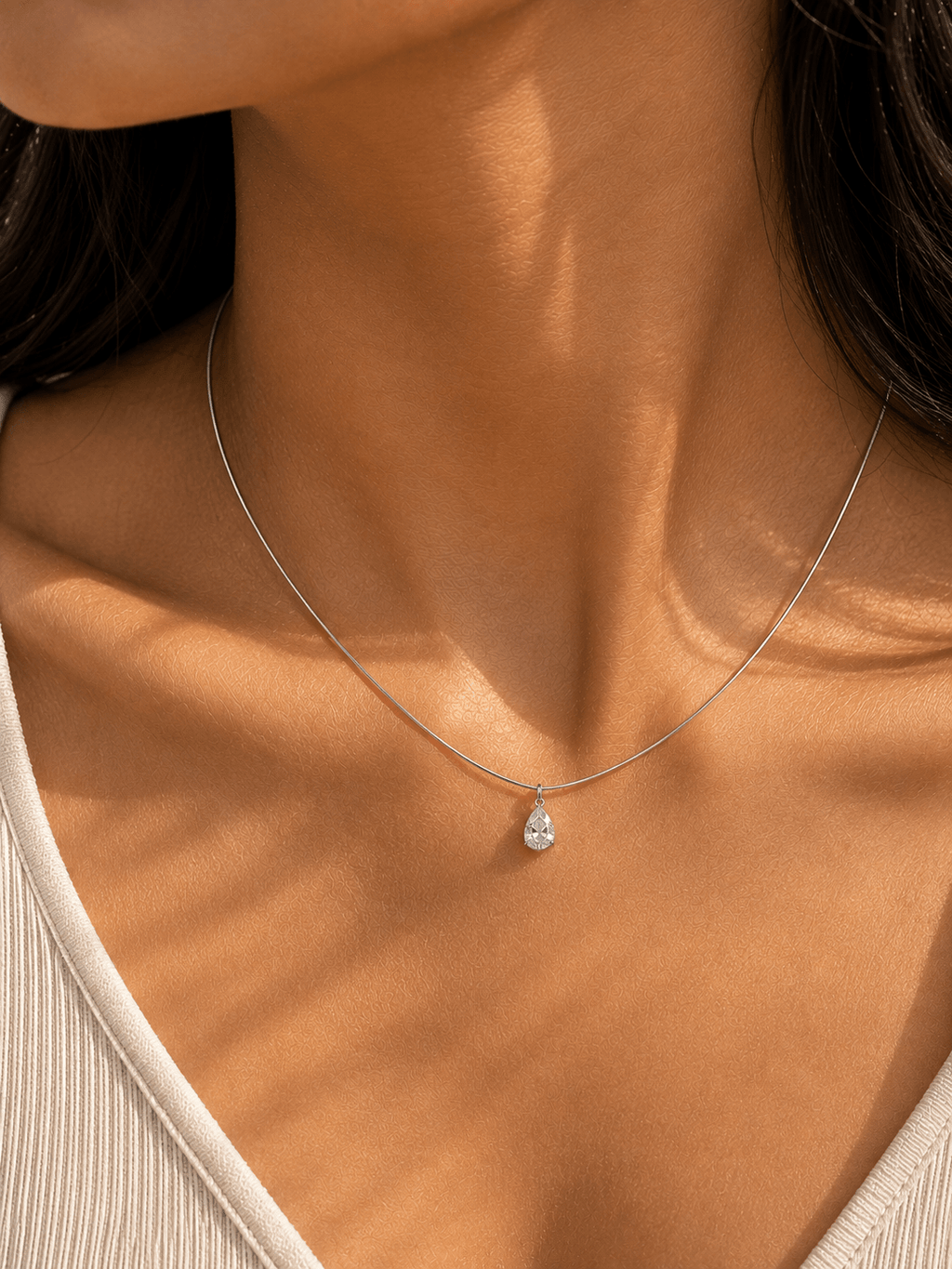 Teardrop Collar Necklace