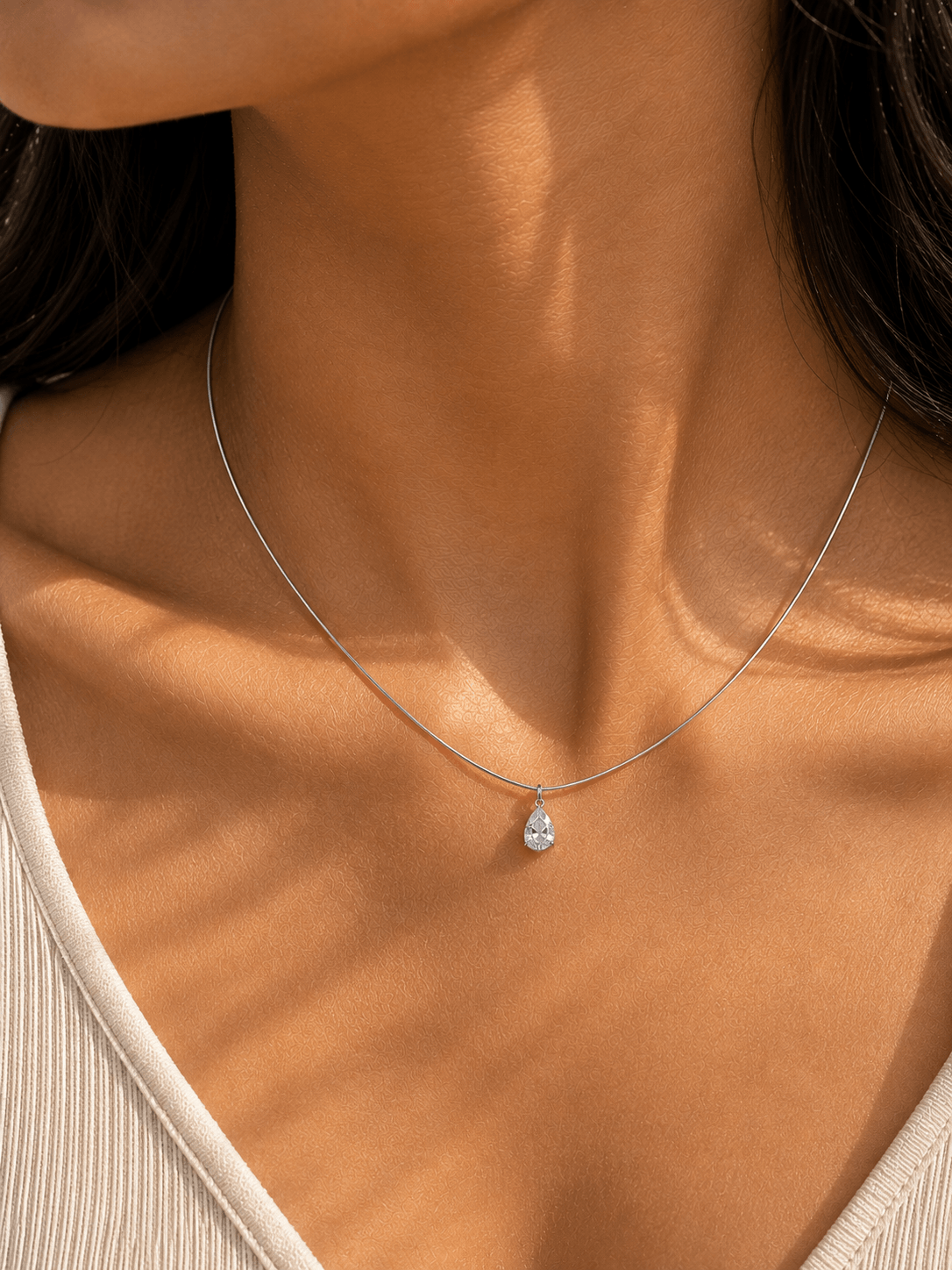 Teardrop Collar Necklace