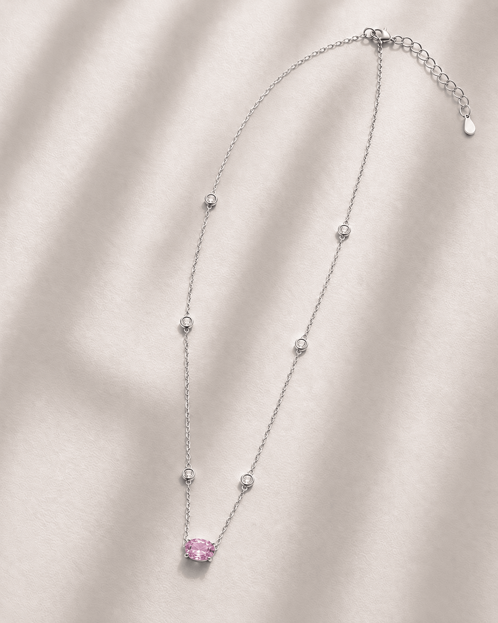 Blush Oval Necklace