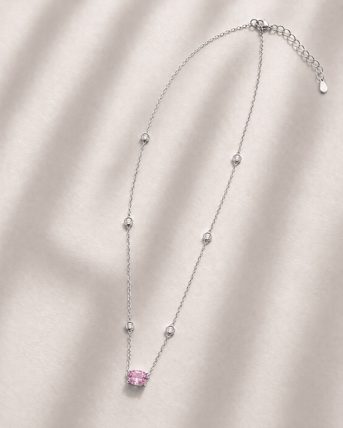 Blush Oval Necklace