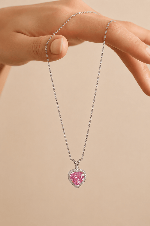 Blush Heart Pendant