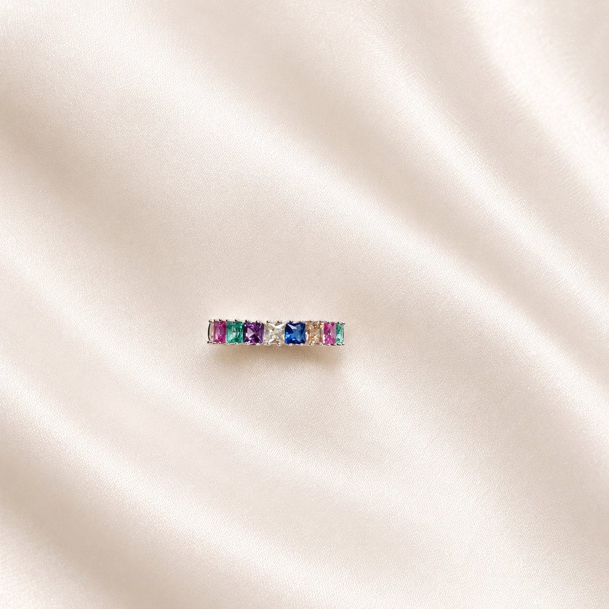 Rainbow Crystal Ring